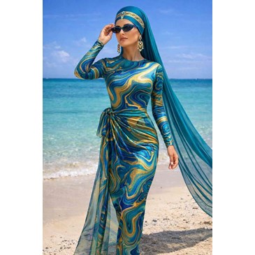 Cleopatra Ocean Veil Set