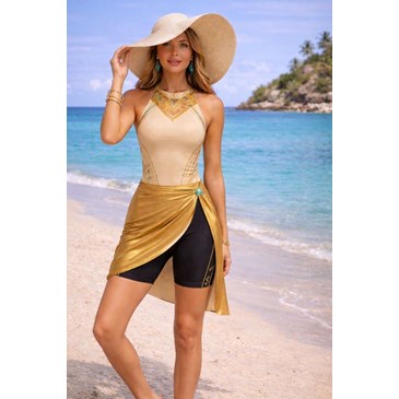 Desert Gold Pyramid Semi Set