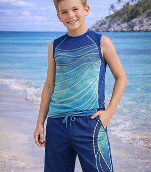 Nile Motion Boys Sleeveless Set