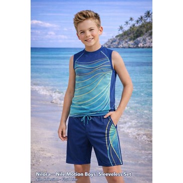 Nile Motion Boys Sleeveless Set