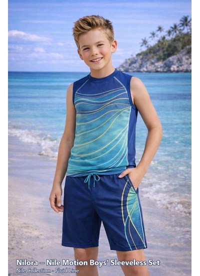 Nile Motion Boys Sleeveless Set